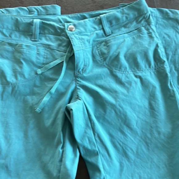 Womens Athleta Turquoise Pants Size 8 - Picture 2 of 6